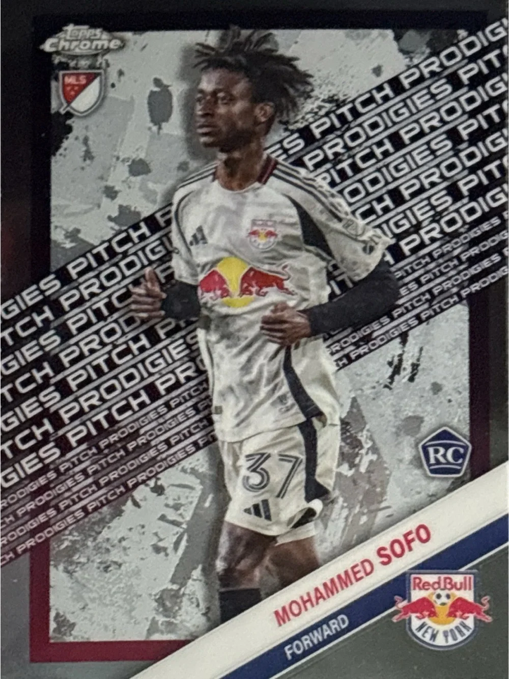 Topps Chrome Mohammed Sofo Rookie New York Soccer Card